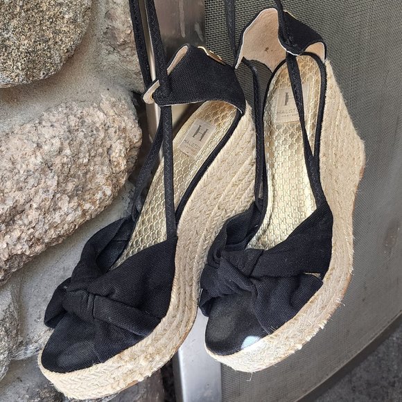 Halston Heritage Open Toe Espadrille Sandals Size 9.5 - Picture 2 of 15